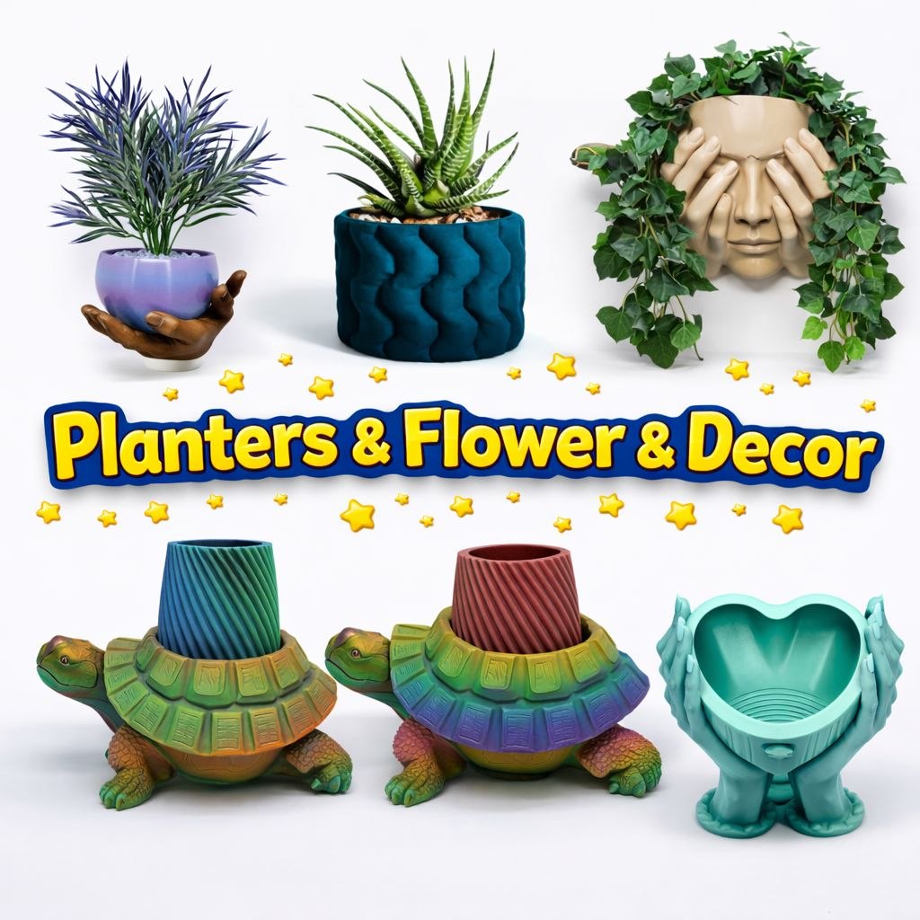 Planters & Flower Pots & Decor