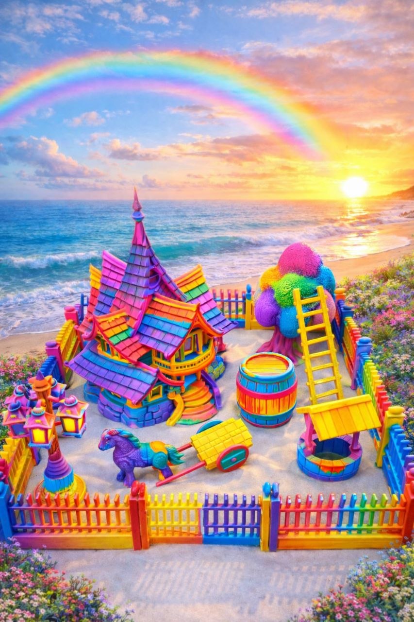 🌾 Build Your Own Fantasy Farm Set 🎨 | DIY Paint Kit for Kids & Adults