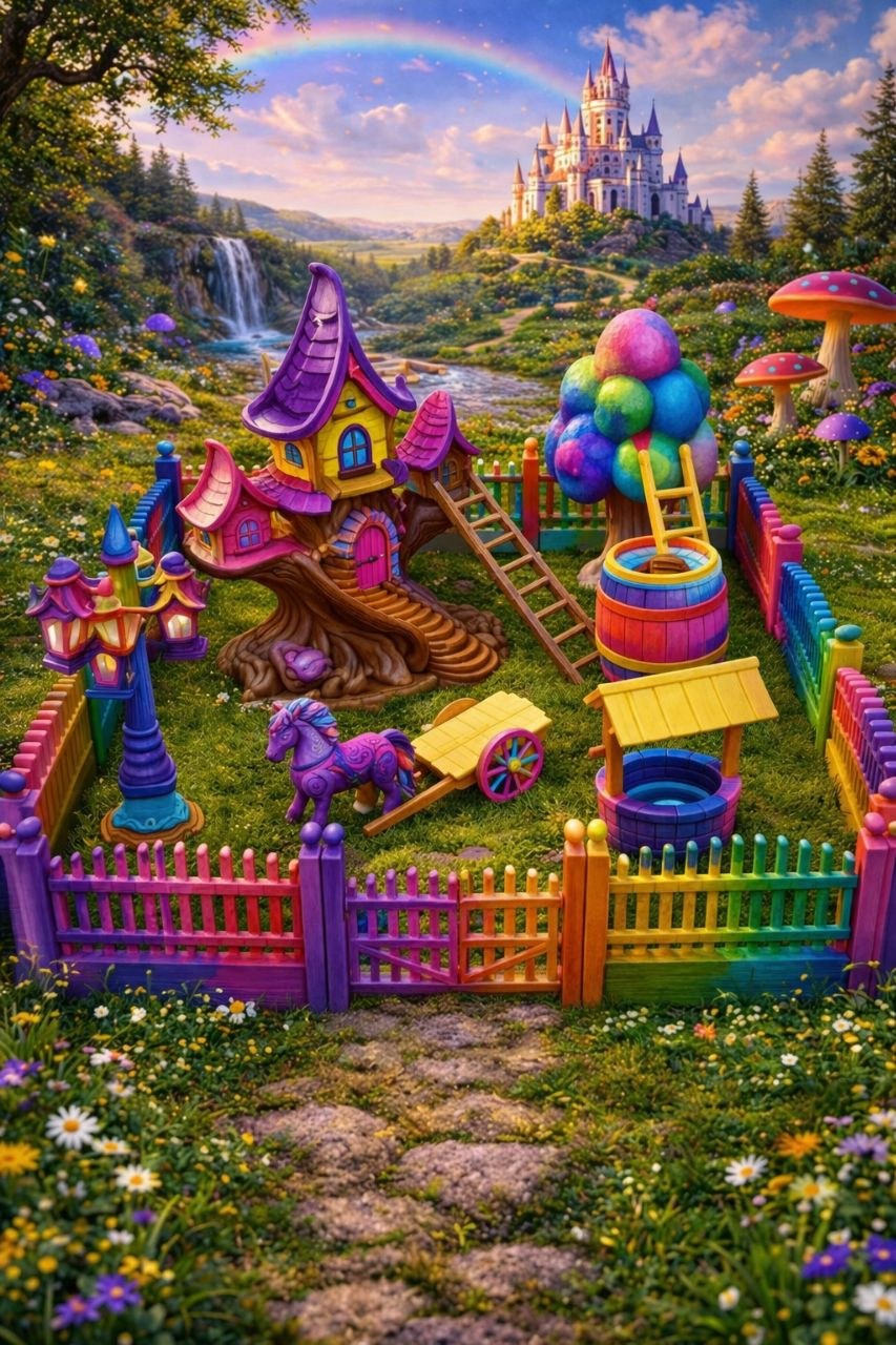 🌾 Build Your Own Fantasy Farm Set 🎨 | DIY Paint Kit for Kids & Adults