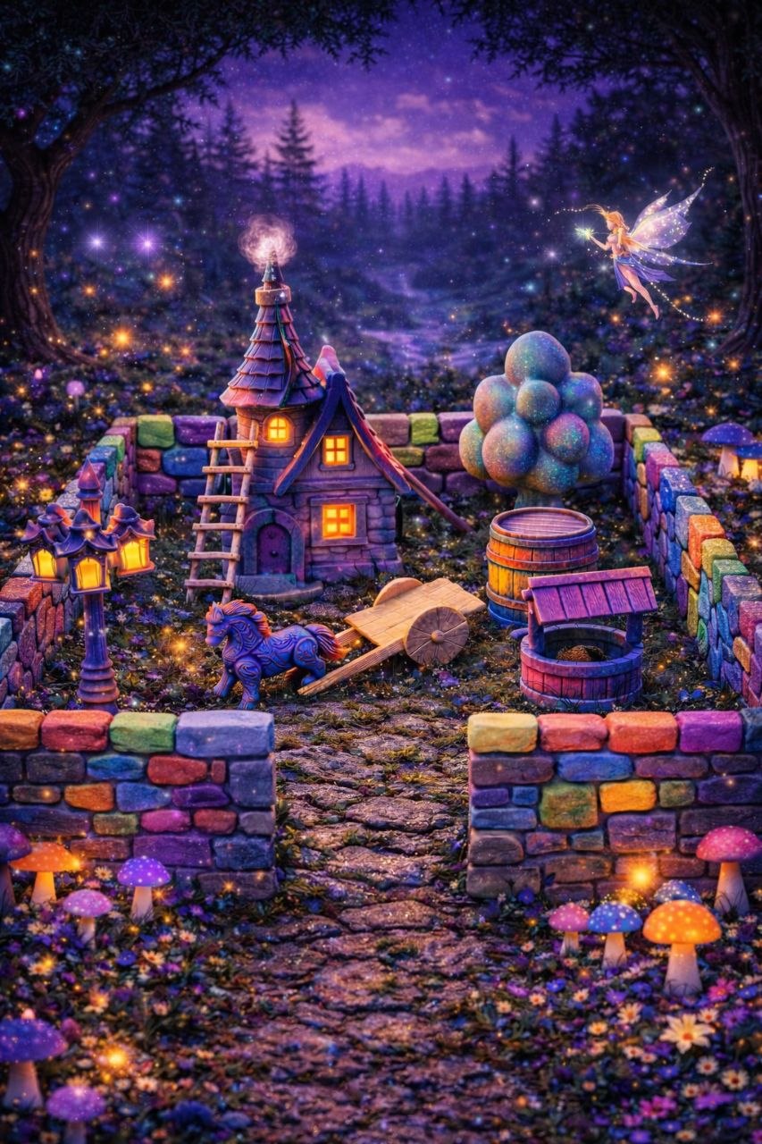 🌾 Build Your Own Fantasy Farm Set 2🎨 | DIY Paint Kit for Kids & Adults