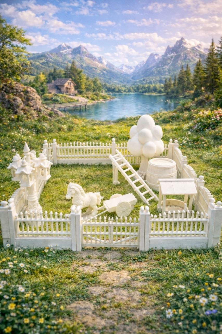 🌾 Build Your Own Fantasy Farm Set 🎨 | DIY Paint Kit for Kids & Adults