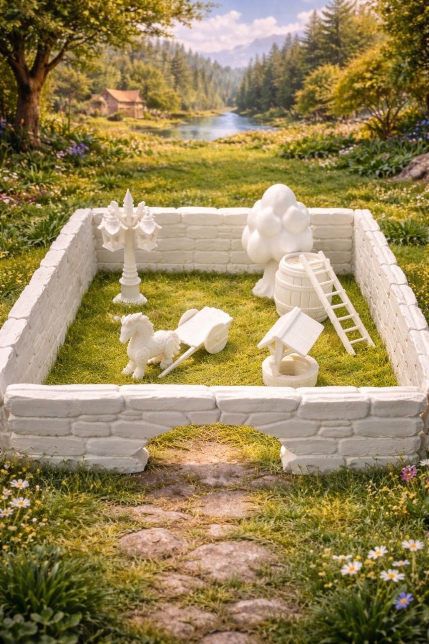 🌾 Build Your Own Fantasy Farm Set 2🎨 | DIY Paint Kit for Kids & Adults