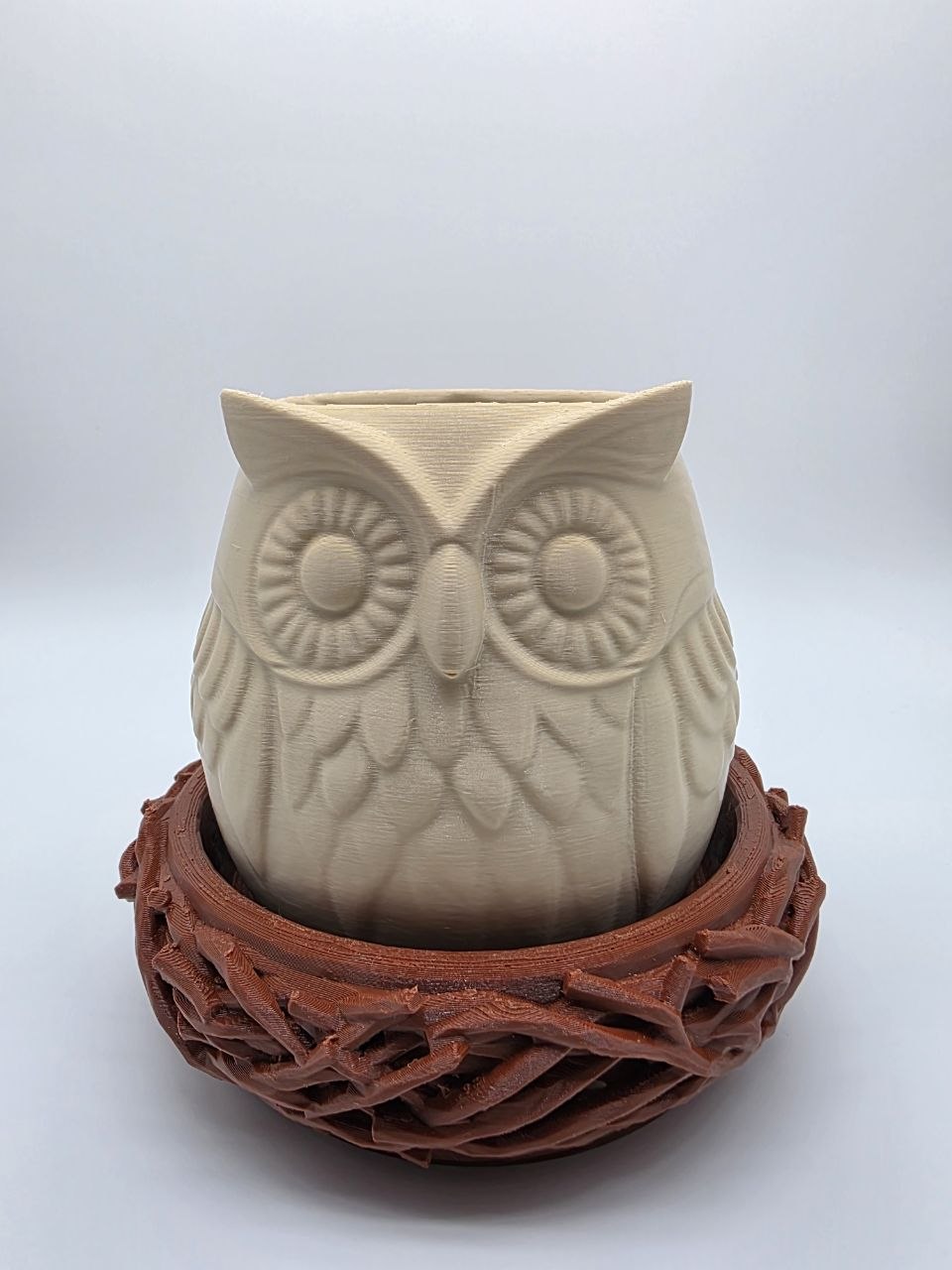 🦉 Owl in the Nest Planter 🌿✨