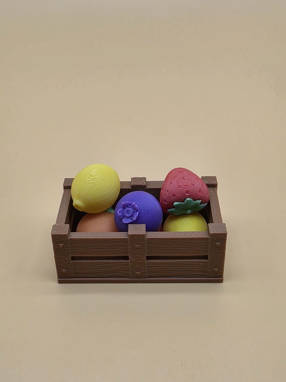 🍓 Magnetic Fruit Basket Set – Cute Fridge Organizer
