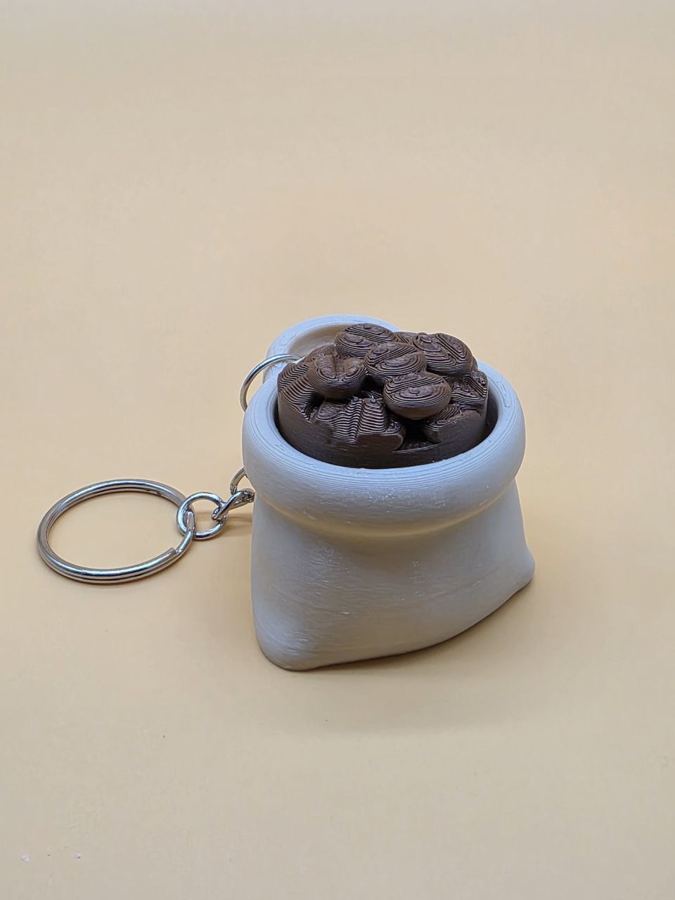 ☕️ Coffee Sack Clicker Keychain 🔑🖱️