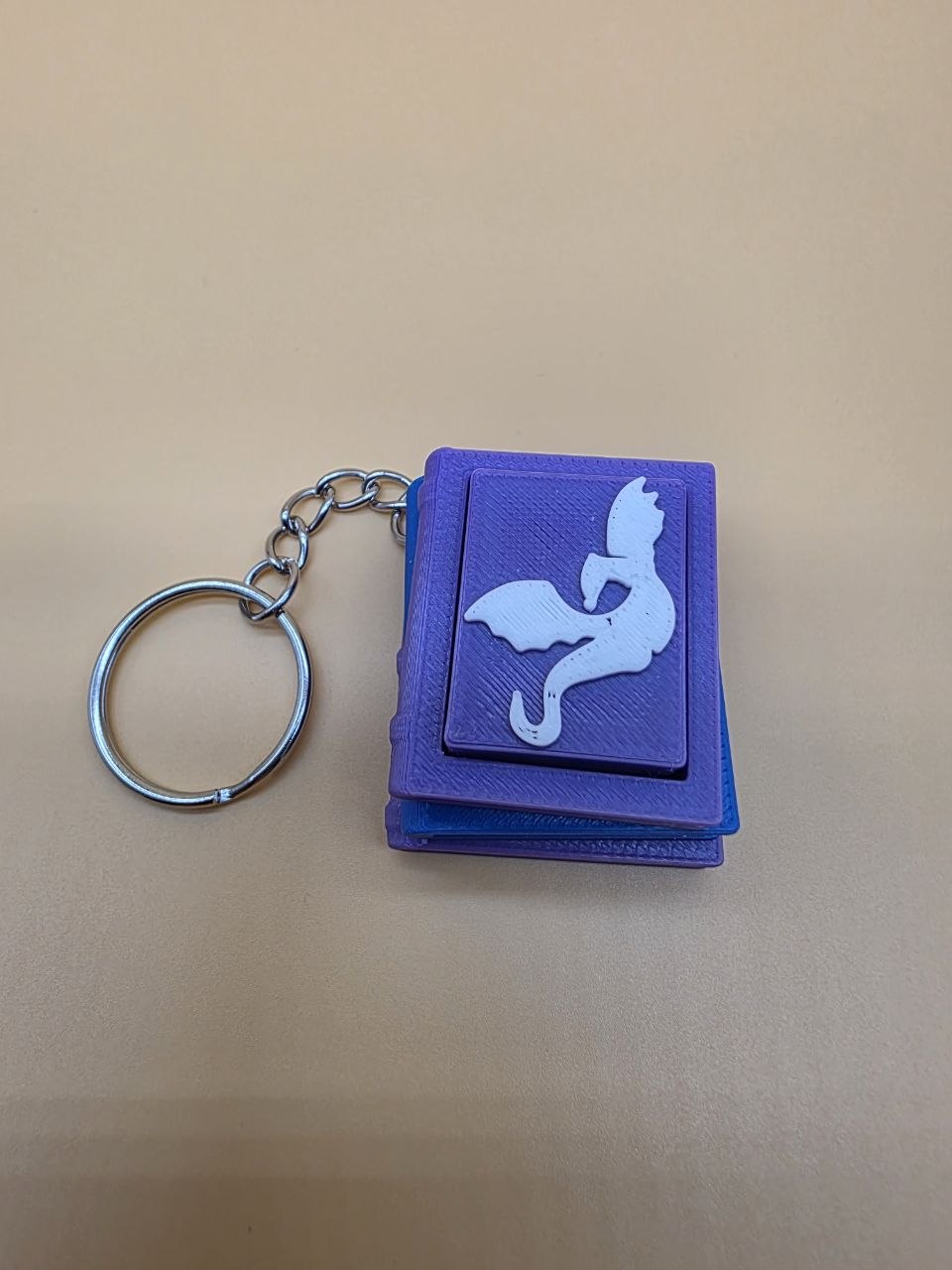 📚 Books Clicker Keychain 🔑🖱️ Violet