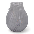 🕯️ Flow Spiral Candle Holder – Modern LED Light Lantern ✨ | Elegant Shadow Design | White