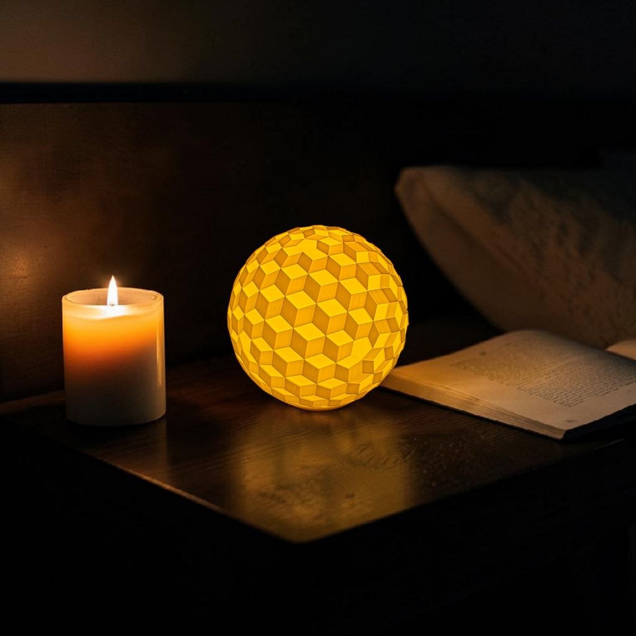 ✨ LumaSphere 3D Light 💡Yellow