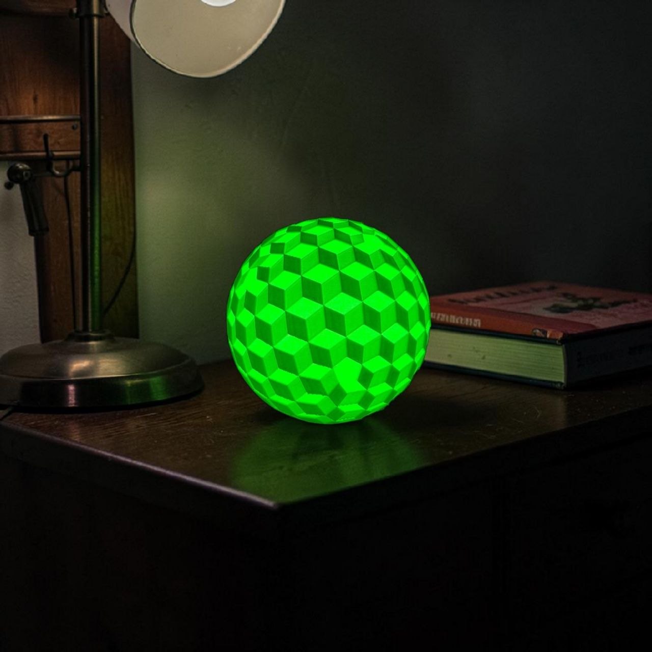 ✨ LumaSphere 3D Light 💡Green