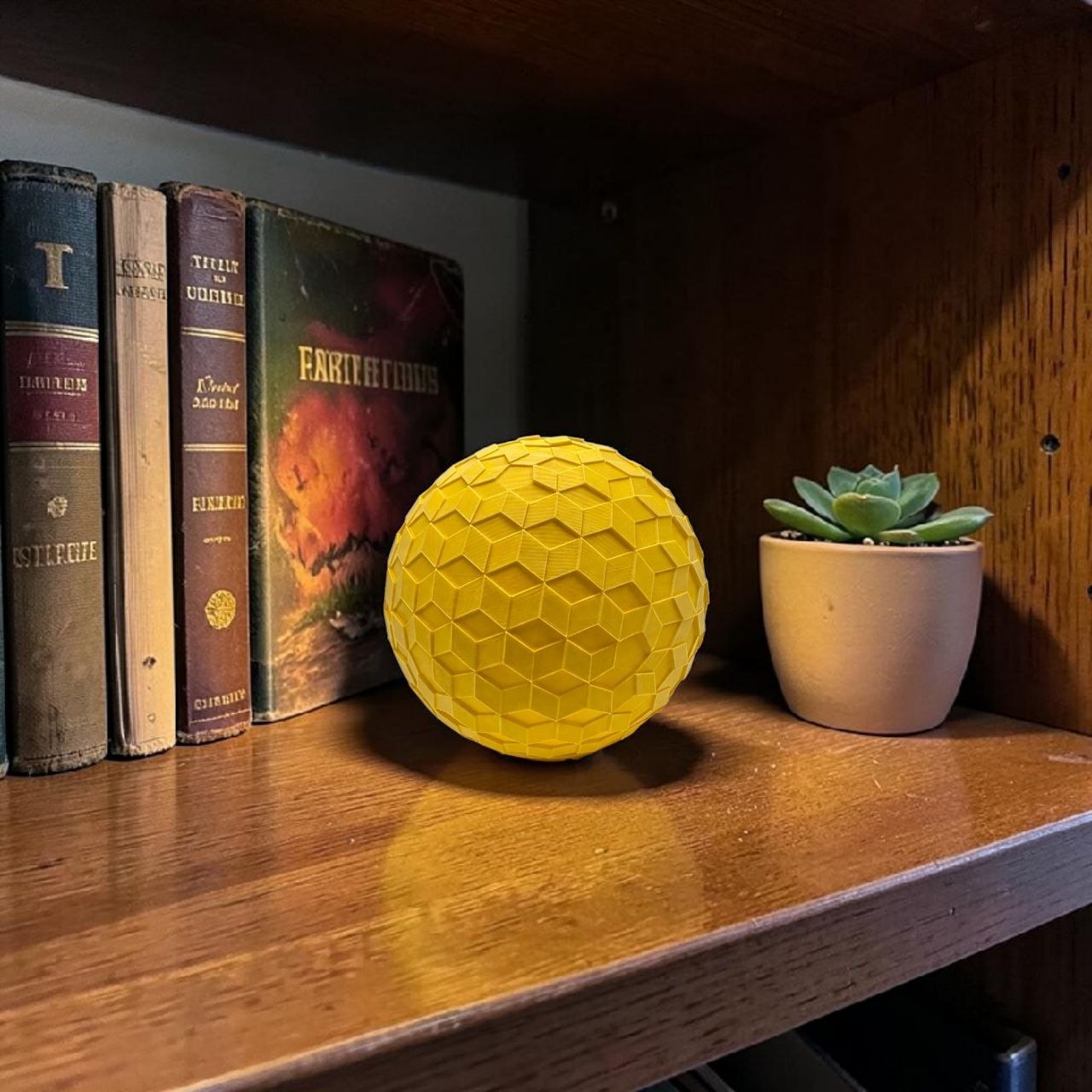 ✨ LumaSphere 3D Light 💡Yellow