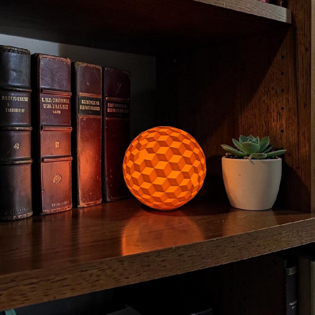 ✨ LumaSphere 3D Light 💡Orange
