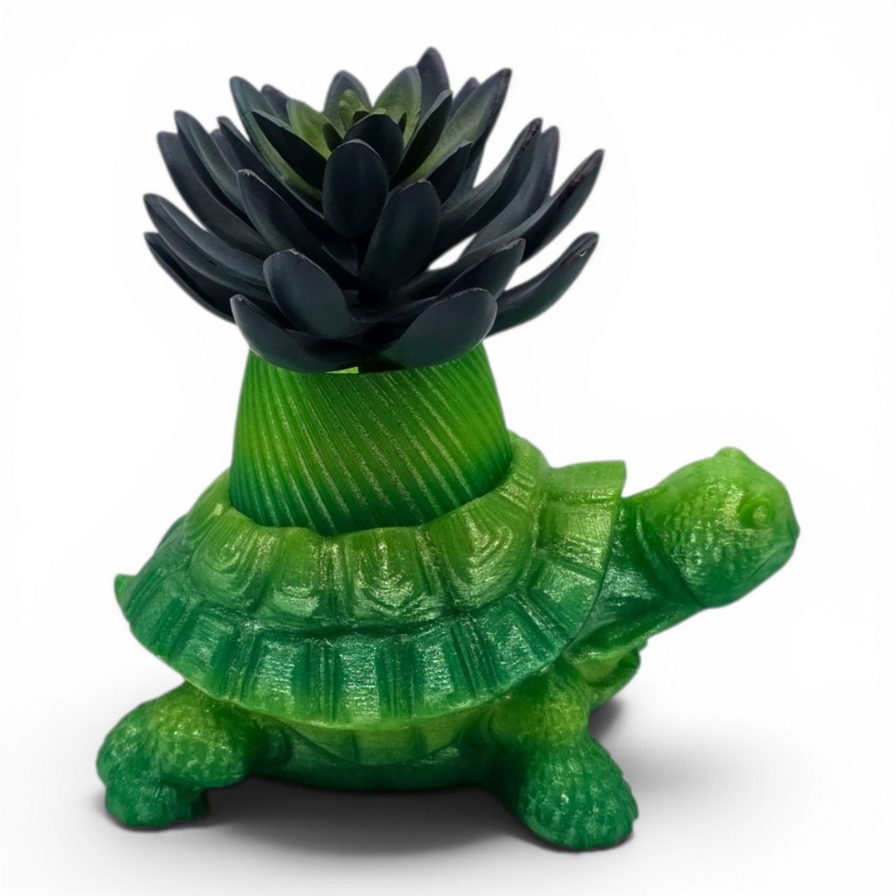 🌈 Rainbow Turtle Planter – Unique 3D Printed Pot 🐢✨Glass Forest